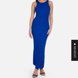 Michael Lauren Porfirio Sapphire Blue Dress